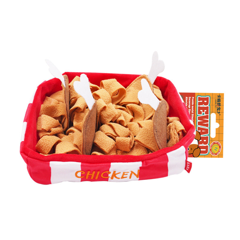 Cross-border dog sniffing pad, hidden food training blanket consumes energy, toy slow food pad, educational and decompression pet sniffing pad