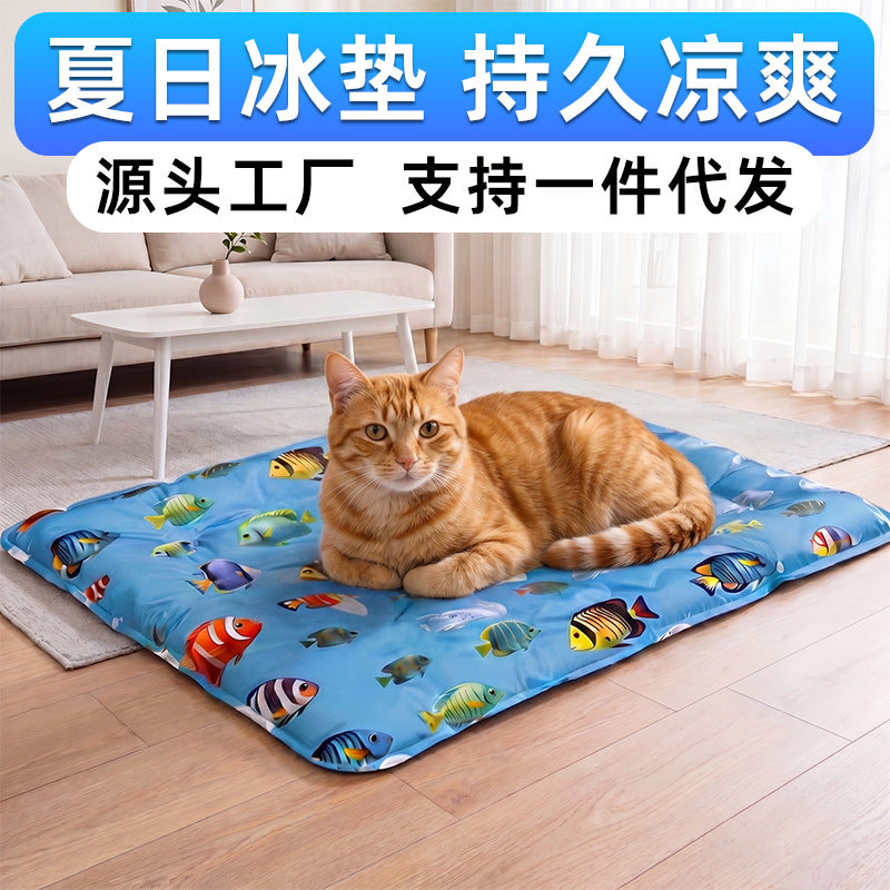 Cross-border special pet ice pad, summer dry ice cooling pad, universal for cats and dogs, Amazon popular pet cool pad