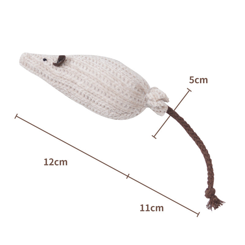 Cat Toys Self-Hi Boredom Catnip Grinding Tooth Resistant Kitten Plush Cat Teaser Stick Pet Supplies Cat Toys