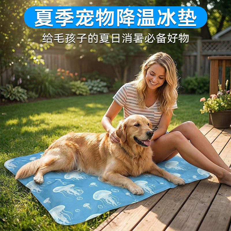 Cross-border special pet ice pad, summer dry ice cooling pad, universal for cats and dogs, Amazon popular pet cool pad