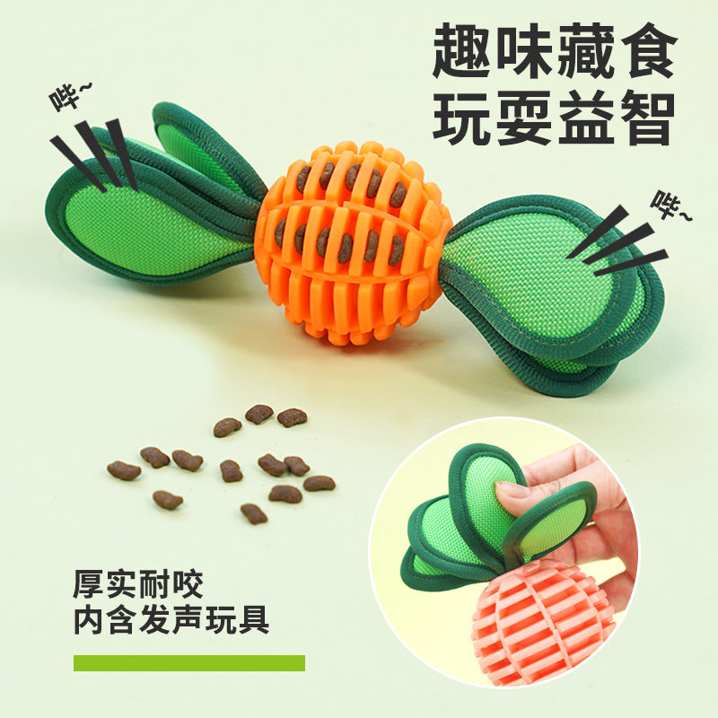 Amazon Dog Toys Self-Hi TPU Grinding Teeth Sound Ball Fun Leak Food Puzzle Pet Supplies